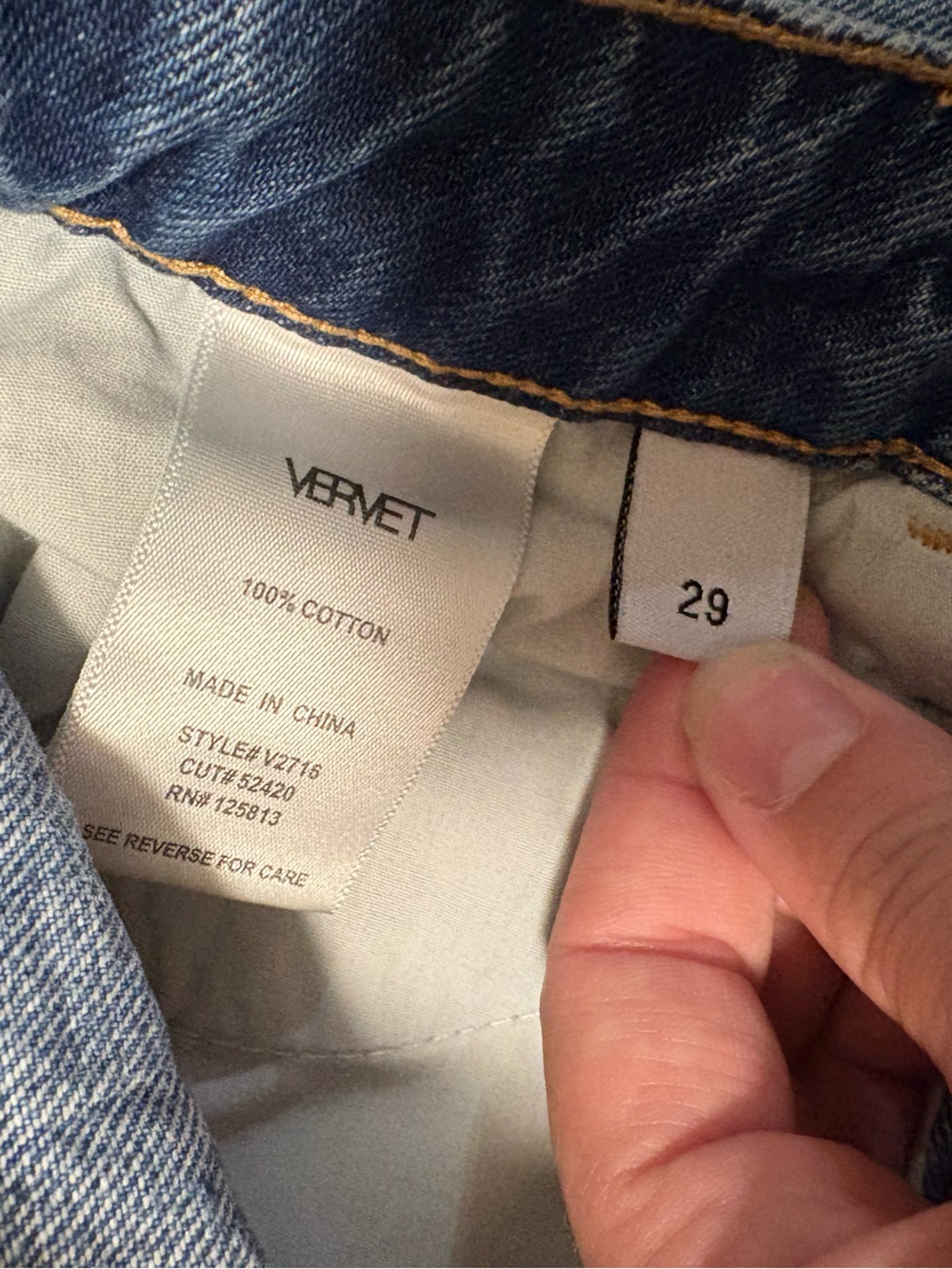 Distressed High-Rise Wide Leg Jeans - Blue - Picture 4 of 5